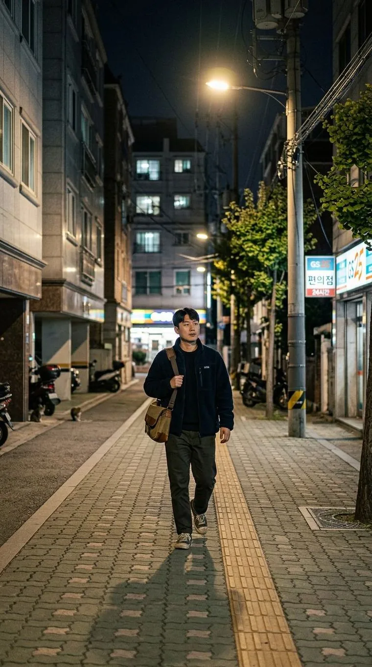 밤늦게 귀가하는 시민